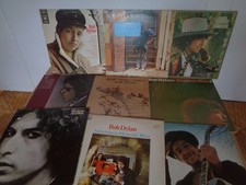9xLP's Sammlung BOB DYLAN rock poet ballad folk 1960s/70s.....SIEHE FOTOS