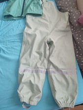 Matschkombi grün/türkis Lupilu/Kuniboo gefüttert Gr. 110/116