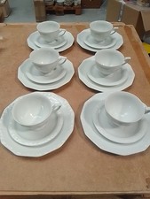 Rosenthal Maria Weiß Kaffeegeschirr für 6 Personen Sehr Gut Erhalten