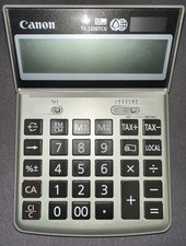 Canon TS-1200 TCG Tischrechner Taschenrechner 12-stellig Solar-/Batteriebetrieb