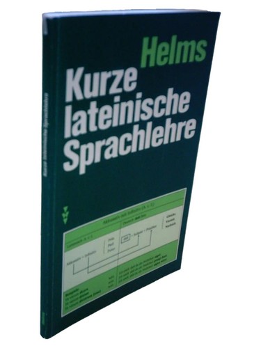 Kurze lateinische sprachlehre - kurze,