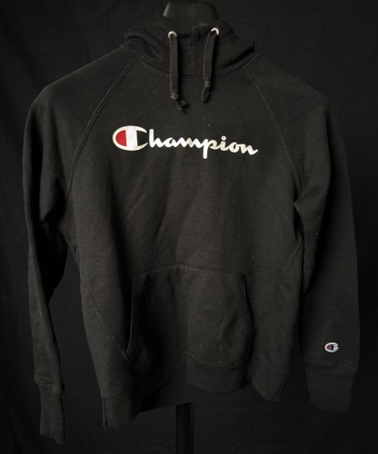 Champion hoodie schwarz - champion, logo