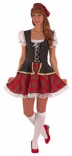 Schottenkostüm Damen Schottin Kostüm Highländerin Karneval Fasching KK