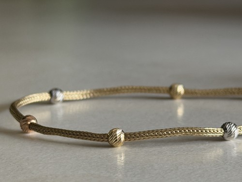 Kugel goldarmband 585 14kt - kugel, 585,