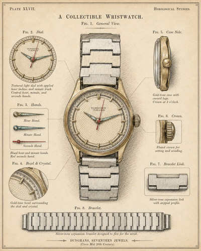 Vintage junghans armbanduhr - vintage, 17
