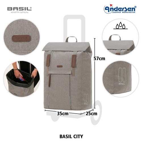 Andersen shopper tasche basil - shopper,