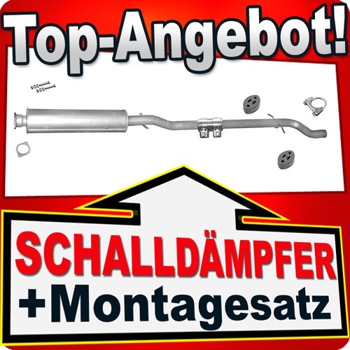 Mittelschalldämpfer für