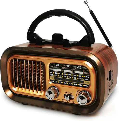 Retro radio bluetooth - retro,