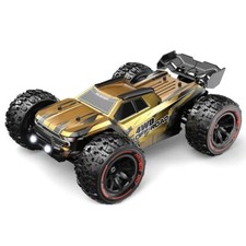 V3 2S LiPo MJX Hyper GO 14210 RC Car Offroad brushless 4WD 1:14 RTR schwarz/gold