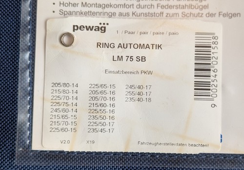 Schneeketten pewag ring - pewag,