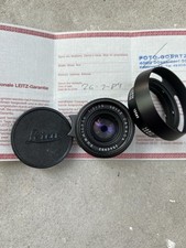 Leitz Canada Summicron-M 35mm f/2 V3 S/N 2540992 + Leitz Wetzlar 12504 Hood