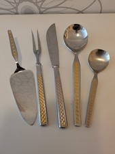 Prinz Neosil Besteck Golddekor, Selten/Vintage Solingen 