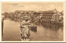AK  Bamberg - Partie an der Regnitz  um 1930