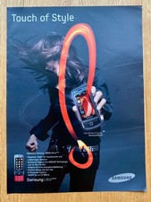 Samsung S8300 Ultra Touch Handy Werbeanzeige 2009 Vintage Ad Werbung Reklame