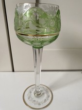 Antik Glas Moser Weinglas