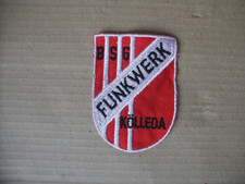 Aufnäher: BSG  Funkwerk Kölleda , Fußball, DDR