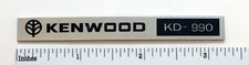 Kenwood KD-990 Turntable Badge