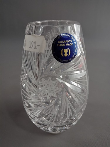 Glas vase kristall ovp - glas,