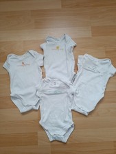 Baby Club Baby Body Kurzarm Weiß - 4 Stück - Wetter Größe 62