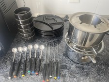Fondue Set, DDR, sehr guter Zustand 