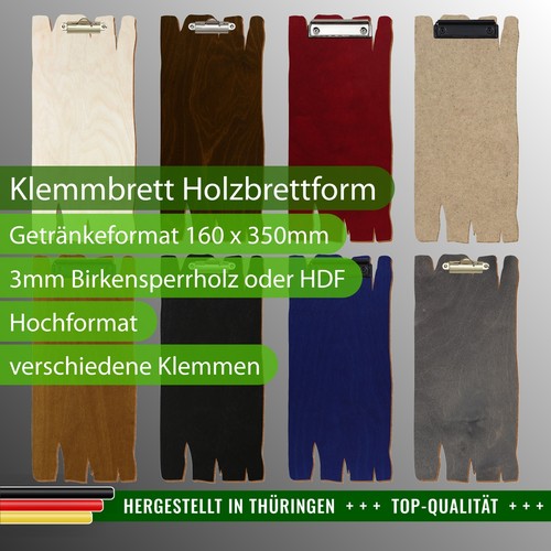 Bütic holz klemmbrett - holz,