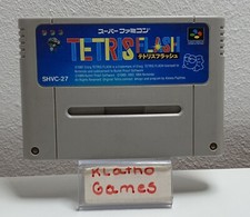 SNES - TETRIS FLASH - Super Famicom, Japan Spiel.  B3478