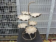 Etagere PTMD Kristin gold Metall Blech 6 Schalen Vintage Landhaus iron cups