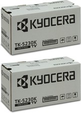 2x Kyocera TK-5230K Original Toner Schwarz | OVP Tonerpatrone ECOSYS