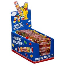 (7,95€/1kg) Haribo Roulette, Weingummi Rolle, Fruchtgummi, 50 Stück
