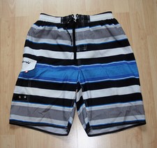 Jungen- Shorts, Badehose Shorts Freizeithose C&A Rodeo Gr. 158/164 gestreift bla