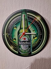 Blechschild Uhr HEINEKEN