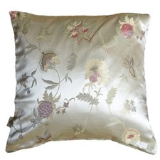 Kissenbezug Kissenhülle Zierkissenbezug 100% Seide 40 x 40 cm sand