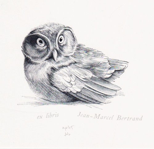 Exlibris jean marcel - exlibris, bertrand