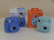 Fujifilm Instax mini 9 cobalt blue + mini 11 sky blue Fuji Konvolut DEFEKT