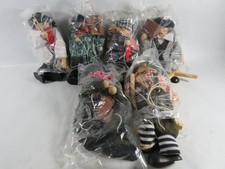 6 Marionetten aus Holz Maler, Arzt, Fotograf, Geiger, Leierkastenspieler... Neu