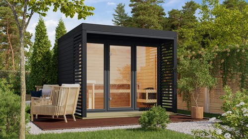 Saunahaus gartensauna ares - saunahaus,