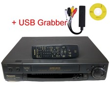 PANASONIC NV-HD660 VHS Recorder S-VHS Wiedergabe,  PAL-NTSC, + USB Grabber