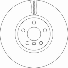 2x TRW DF6845S Bremsscheibe
