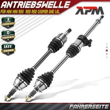 2x Antriebswelle Vorne Links Rechts ohne ABS Ring Automatikgetriebe für MINI R50