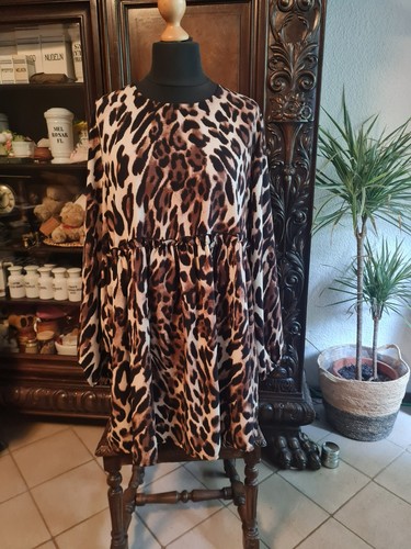 Tunika bluse leopardenlook - tunika,
