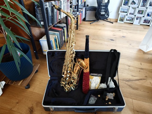Altsaxophon mit koffer - mit,