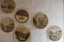 6  versch.  SERIEN  BIERDECKEL