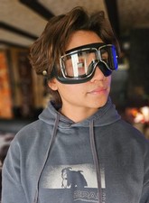 Chrombrille Motorradbrille