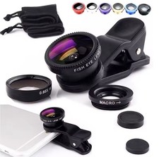3in1 Handy Objektiv Fisheye