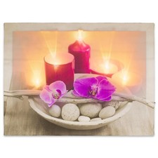 Wandbild mit LED Kunstdruck