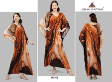 Maxi Kaftan Kleid Damen –