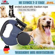 Doppelte Hundeleine 3 Meter Flexible Einziehbare Rollleine Gurtleine mit LED
