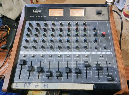 Vintage phonic audio mixer - vintage,