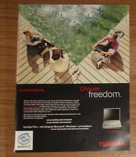 Seltene Werbung TOSHIBA TECRA