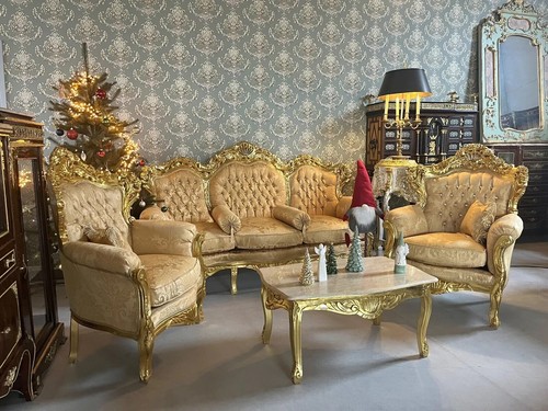French louis couch - couch, set